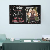 Persoonlijke foto Happy 80th Birthday Banner (Beurs)