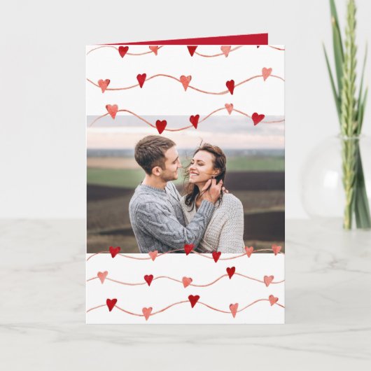 Persoonlijke foto Happy Valentijnsdag Kaart (Voorkant)