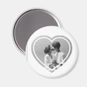 Persoonlijke foto hart magneet (Voorkant / Achterkant)