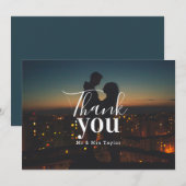 Persoonlijke foto Hartelijk dank Bedankkaart (Voorkant / Achterkant)