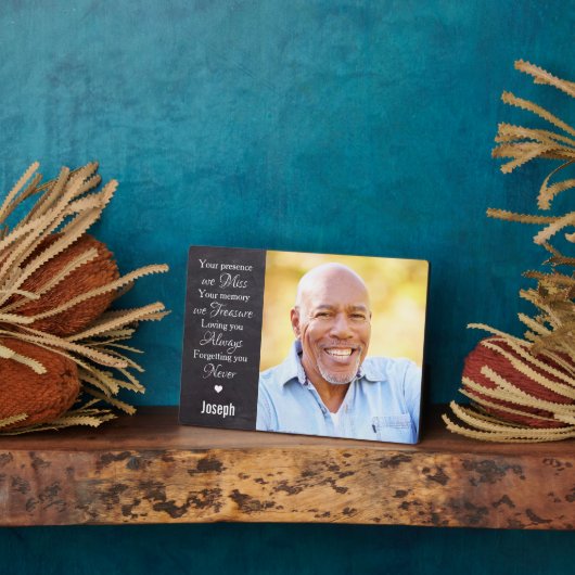 Persoonlijke foto Herdenking Keepomwille Memorial Fotoplaat (Zijkant)