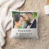 Persoonlijke foto huwelijksverjaardag kussen (Deken)