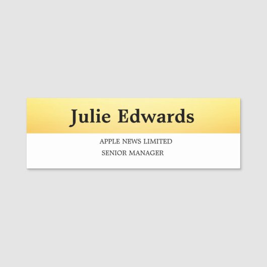 Persoonlijke foto-ID en Logo-beveiligingskaart Naamplaatje (Voorkant)