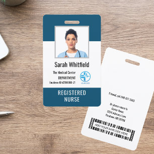 Persoonlijke foto-ID van het ziekenhuis en werknem Badge