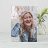 Persoonlijke foto kaart (Staand voorkant)