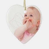 Persoonlijke foto keramisch ornament (Rechts)