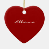 Persoonlijke foto keramisch ornament (Achterkant)