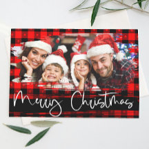 Persoonlijke foto Kerstmis met Buffalo Plaid Grung