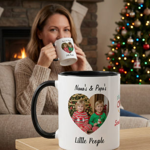 Persoonlijke foto kleinkinderen kerst mok