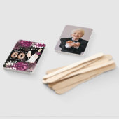 Persoonlijke foto Luxury 60th Birthday Hand Fan Handwaaier (Niet-gemonteerd)