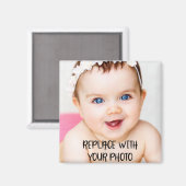 Persoonlijke foto magneet (Voorkant / Achterkant)