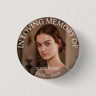 Persoonlijke foto Memorial Ronde Button 3,2 Cm