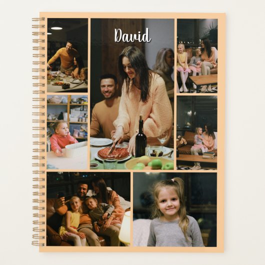 Persoonlijke foto-omslag planner (Voorkant)