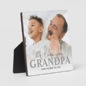 Persoonlijke foto opa fotoplaat (Voorkant)