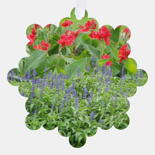 Persoonlijke foto ornament kaart (Voorkant)