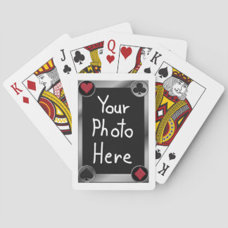 Persoonlijke Foto Pakken Poker Spelen Pokerkaarten