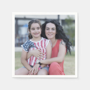 Persoonlijke foto papieren servet Maak je eigen!