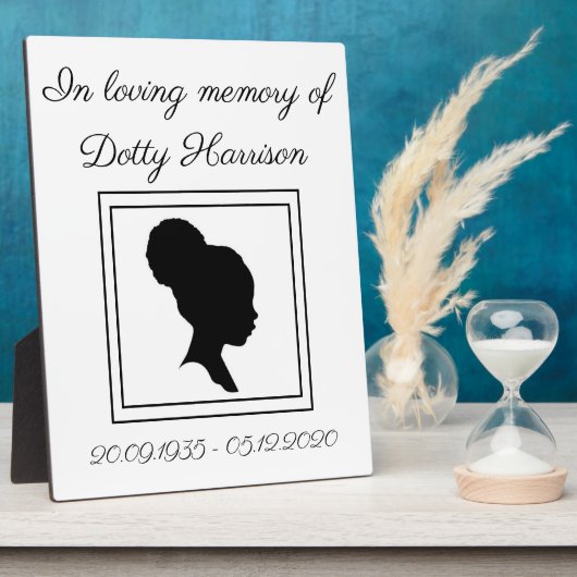 Persoonlijke foto Plaque Fotoplaat (Zijkant)