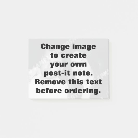 Persoonlijke foto post-it nota post-it® notes (Voorkant)