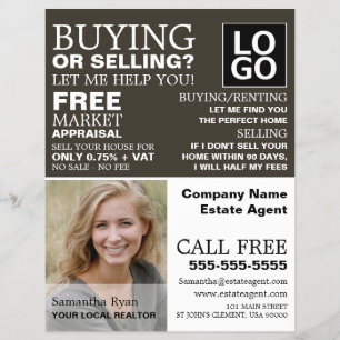 Persoonlijke foto, Realtor, Estate Agent Flyer