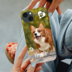 Persoonlijke foto sjabloon huisdier hond kat poot  Case-Mate iPhone 14 hoesje