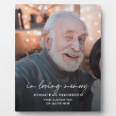 Persoonlijke Foto Ter Herinnering Met Liefde Fotoplaat (Voorkant)