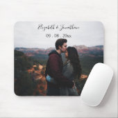 Persoonlijke foto trouwfeest muismat (Met muis)