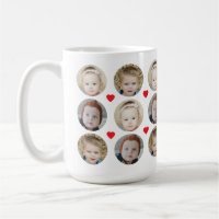 Persoonlijke foto van 3 kindergezichten op baby
