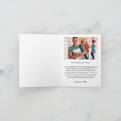 Persoonlijke foto van Afstuderen Bedankkaart (Binnen)