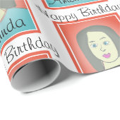 Persoonlijke foto van Birthday Cadeaupapier (Rol Hoek)