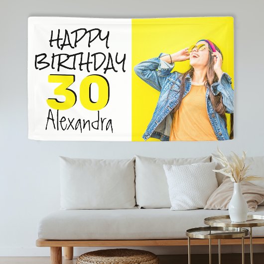 Persoonlijke foto van Birthday Spandoek