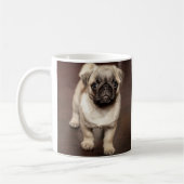 Persoonlijke foto van Cute Pug-foto Koffiemok (Links)