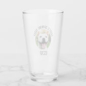 Persoonlijke foto van Dog Pet Cup Glas (Achterkant)
