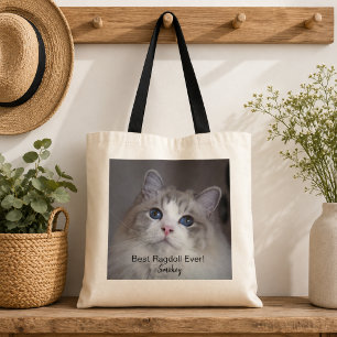 Persoonlijke foto van huisdier Beste Ragdoll-kat o Tote Bag