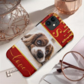 Persoonlijke foto van huisdier hond liefhebber aan Case-Mate iPhone case