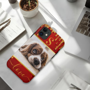Persoonlijke foto van huisdier hond liefhebber aan iPhone 11 hoesje