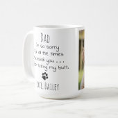 Persoonlijke foto van Pet Funny Dog Dad Coffee Mok (Voorkant links)