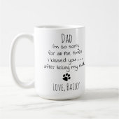 Persoonlijke foto van Pet Funny Dog Dad Coffee Mok (Links)