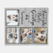 Persoonlijke foto van Pet Memorial Keepomwille Fleece Deken (Voorkant (Horizontaal))