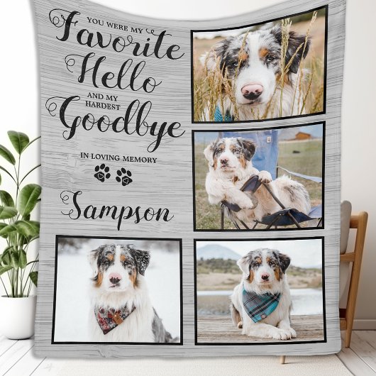 Persoonlijke foto van Pet Memorial Keepomwille Fleece Deken