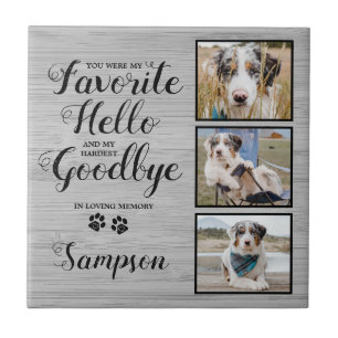 Persoonlijke foto van Pet Memorial Keepomwille Tegeltje