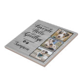 Persoonlijke foto van Pet Memorial Keepomwille Tegeltje (Zijkant)