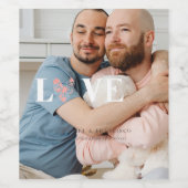 Persoonlijke foto wijn etiket (Enkel label)