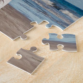 Persoonlijke fotobestemming trouwfeest legpuzzel (Zijkant)