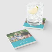 Persoonlijke Fotocoaster | Douane Drink Coaster Stenen Onderzetter (Zijkant)