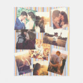 Persoonlijke fotocollage fleece deken (Voorkant)