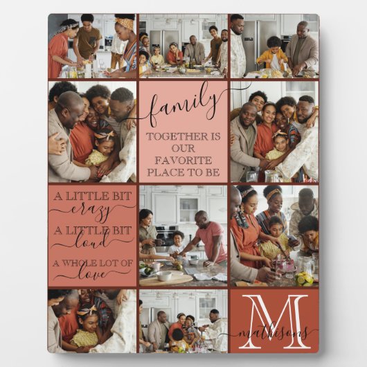 Persoonlijke fotocollage fotoplaat (Voorkant)