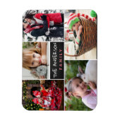 Persoonlijke fotocollage magneet (Verticaal)