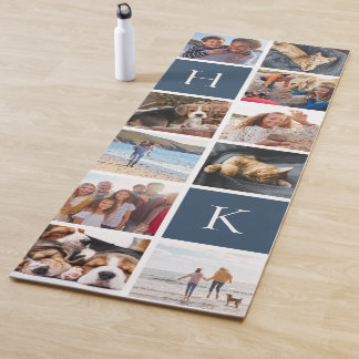 Persoonlijke fotocollage | Monogram marine Yogamat