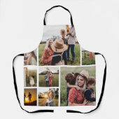 Persoonlijke fotocollage schort (Voorkant)